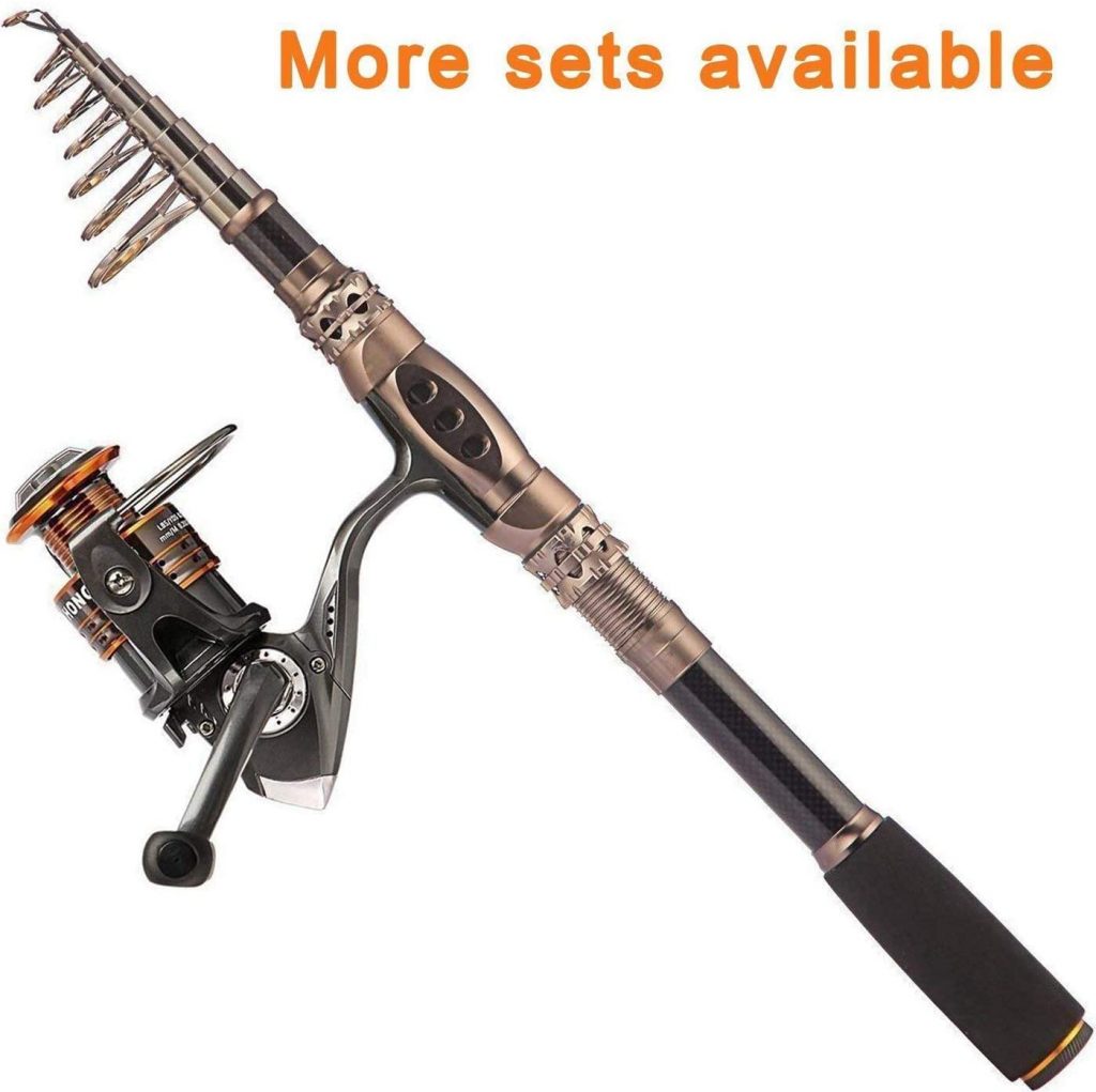 collapsible fishing pole for backpacking