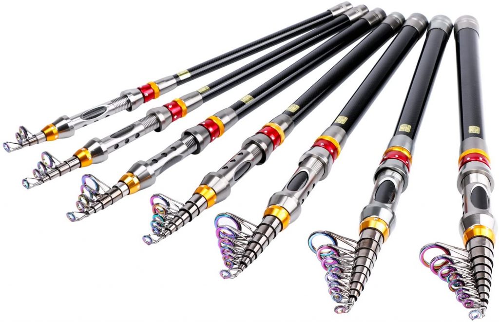 collapsible fishing pole for backpacking