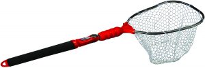 folding landing net with collapsible handle