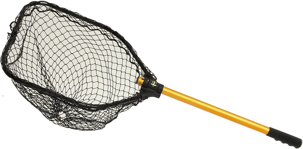 folding landing net with collapsible handle