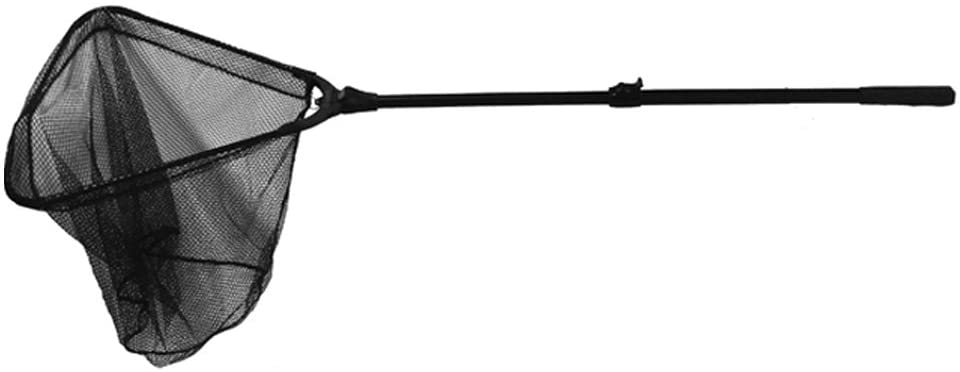 folding landing net with collapsible handle