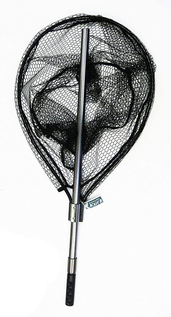 folding landing net with collapsible handle