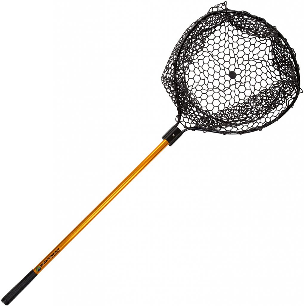 folding landing net with collapsible handle