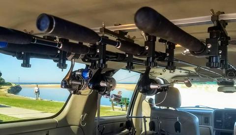 how to transport fishing rod in car